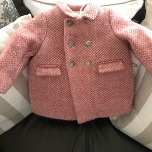 Adorable herringbone wool coat